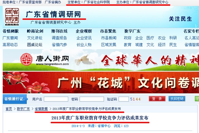 广东省情调研网可以查到相关排名情况