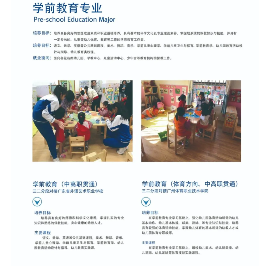 广州市幼儿师范学校招生专业有哪些-广东技校排名网