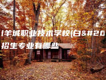 广州羊城职业技术学校(白云区)招生专业有哪些-广东技校排名网