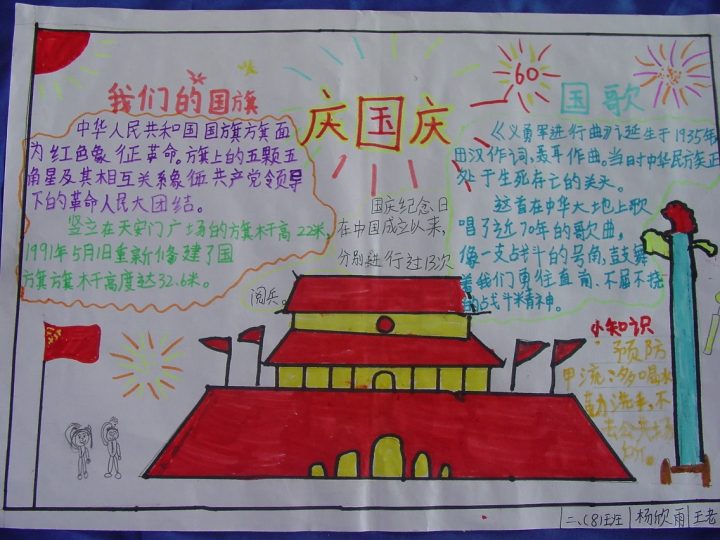 2022年最新优秀国庆节手抄报精选高清图片5张-广东技校排名网