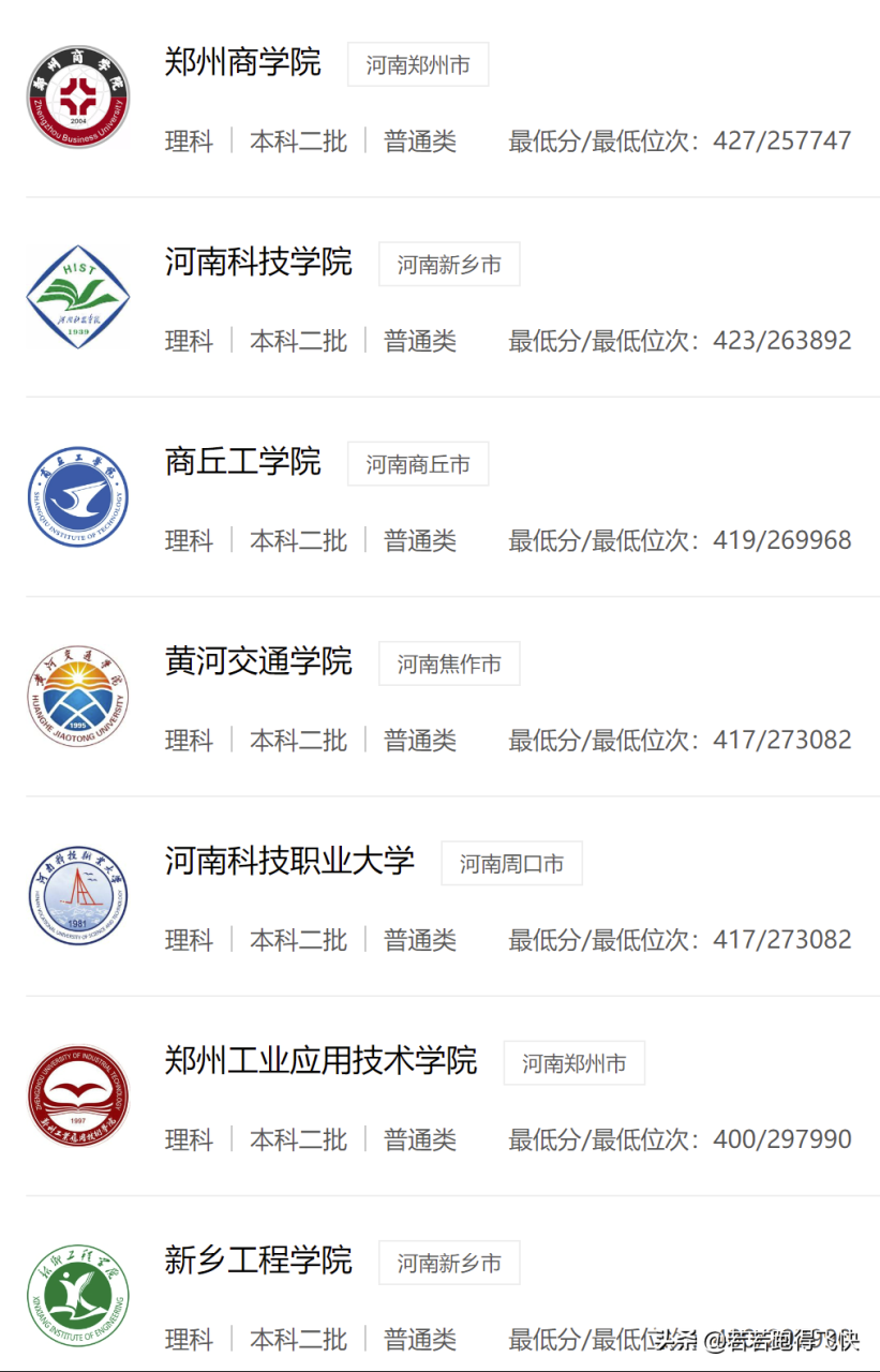 河南前十名二本大学（附河南二本大学名单及历年分数线）-广东技校排名网