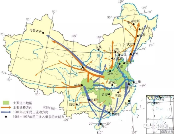 中国人口最多的省排名前十位 十大人口省份40年变化-广东技校排名网