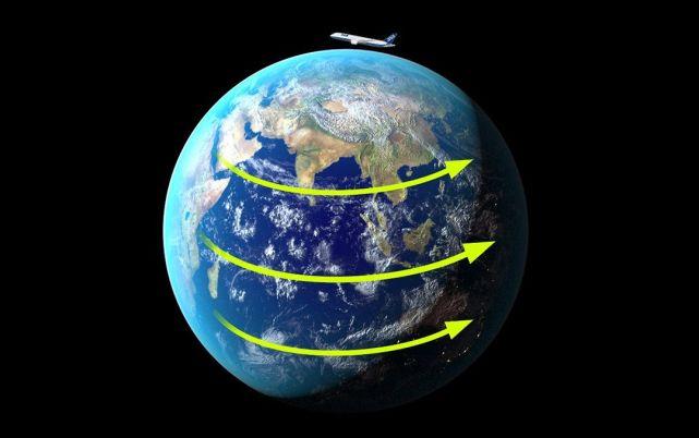 飞机悬停空中能否到达地球另一端 飞机追得上地球自转吗-广东技校排名网
