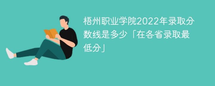 梧州职业学院2022年各省录取分数线一览表「最低分+最低位次+省控线」-广东技校排名网