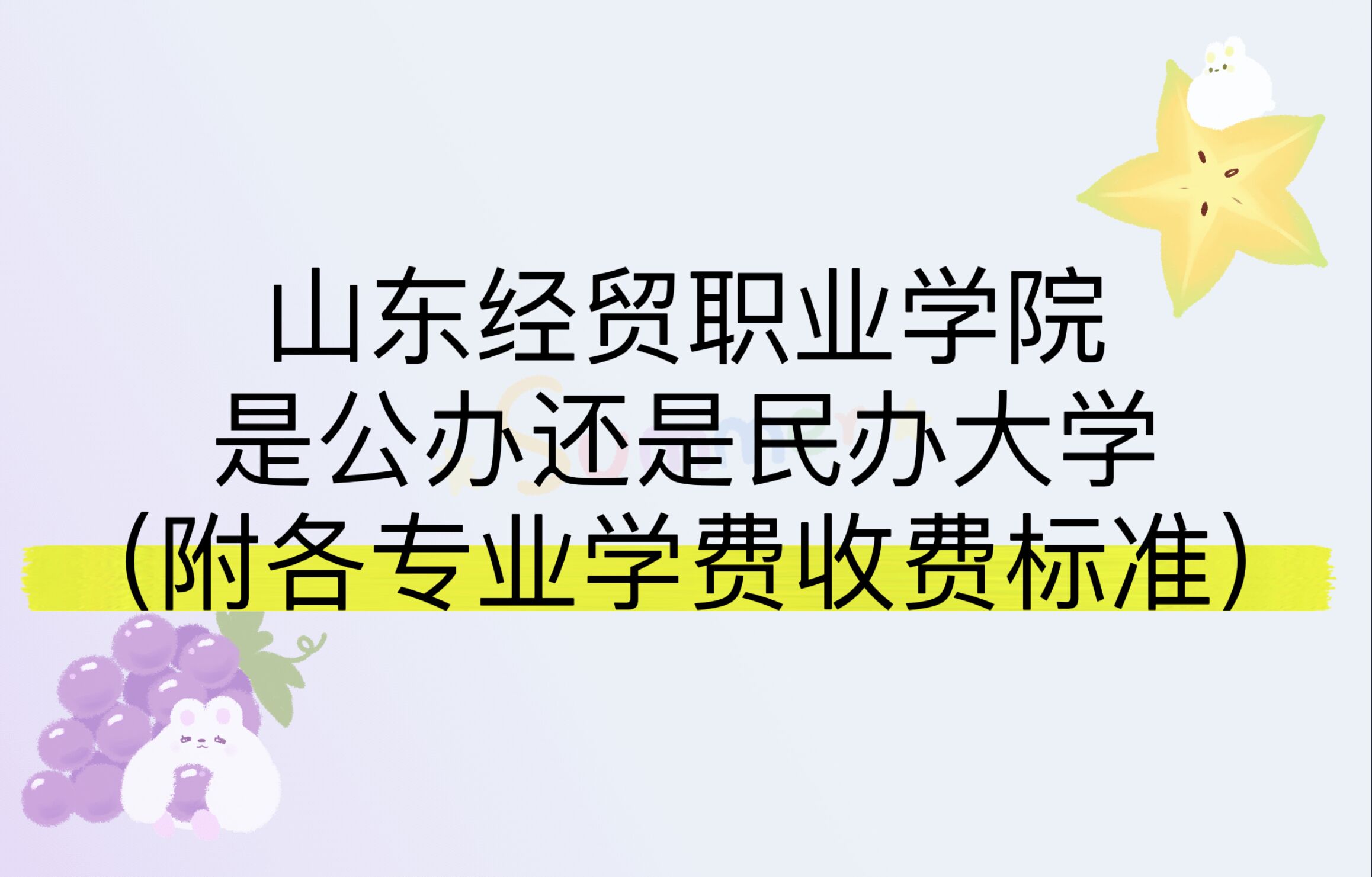 山东经贸职业学院是公办还是民办大学？（附各专业学费收费标准）-广东技校排名网