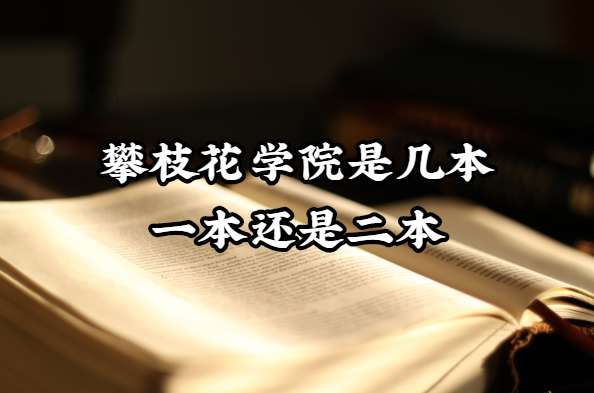 攀枝花学院是几本？是一本还是二本？（附四川省本科院校一览表）-广东技校排名网