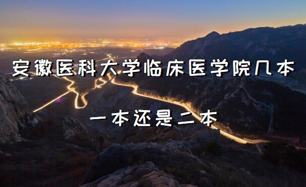 安徽医科大学临床医学院几本？一本还是二本（附安徽省本科院校表-广东技校排名网