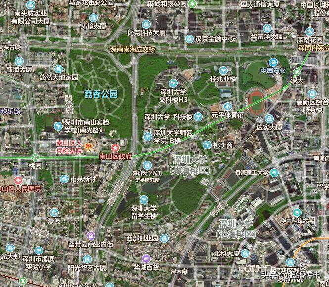 深圳大学平面图-1 深圳大学平面图(高清图片)-广东技校排名网