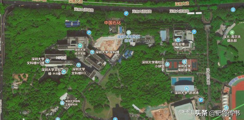 深圳大学平面图-1 深圳大学平面图(高清图片)-广东技校排名网