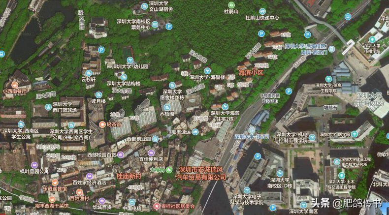 深圳大学平面图-1 深圳大学平面图(高清图片)-广东技校排名网