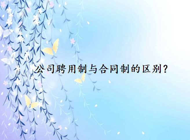公司聘用制与合同制有什么区别哪个好？合同制员工有编制吗？-广东技校排名网