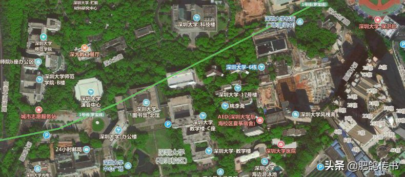 深圳大学平面图-1 深圳大学平面图(高清图片)-广东技校排名网