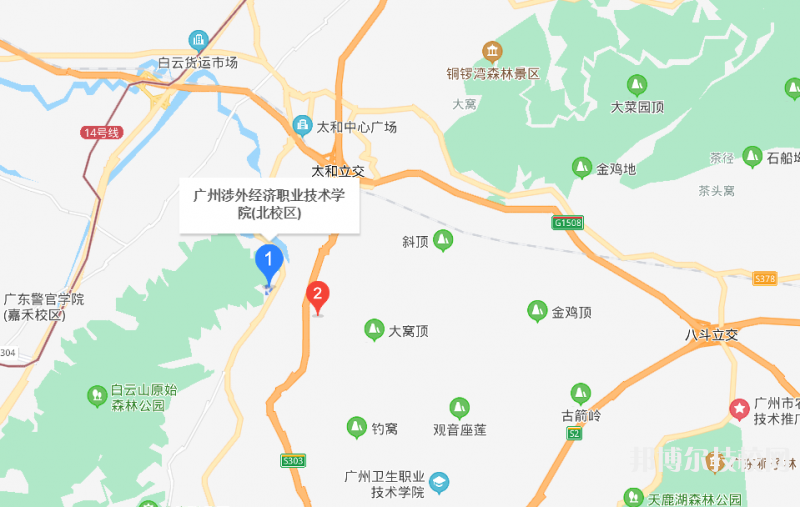 广州涉外学院中职部地址在哪里-广东技校排名网