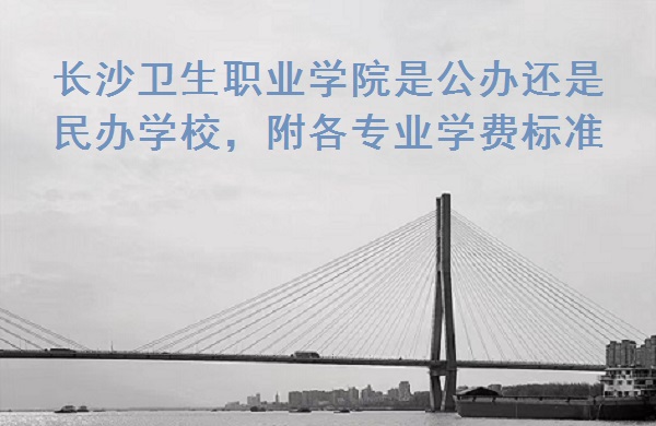 长沙卫生职业学院是公办还是民办学校,附各专业学费标准!-广东技校排名网