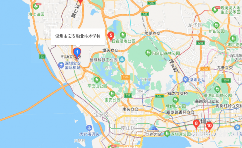 深圳宝安职业技术学校地址在哪里-广东技校排名网