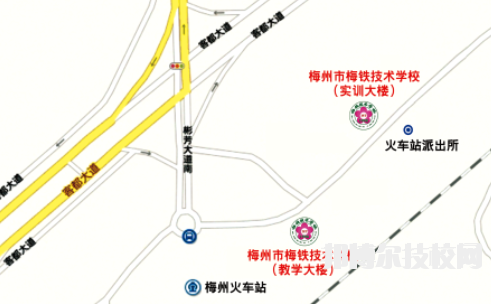 梅州梅铁职业技术学校地址在哪里-广东技校排名网