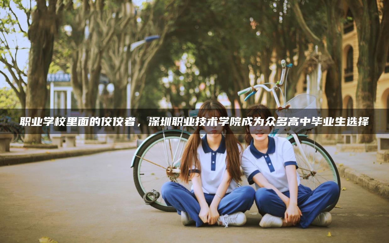 职业学校里面的佼佼者，深圳职业技术学院成为众多高中毕业生选择