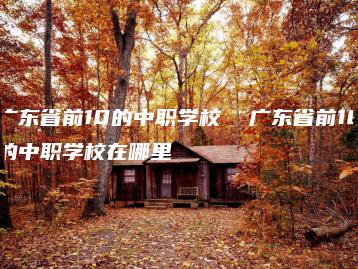 广东省前10的中职学校  广东省前10的中职学校在哪里-广东技校排名网