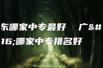 广东哪家中专最好  广东哪家中专排名好-广东技校排名网