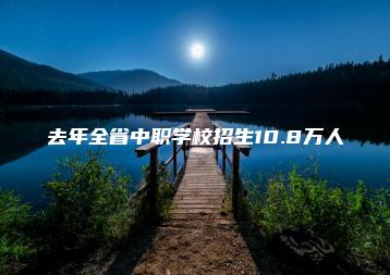 去年全省中职学校招生10.8万人-广东技校排名网