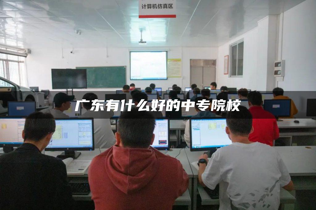广东有什么好的中专院校
