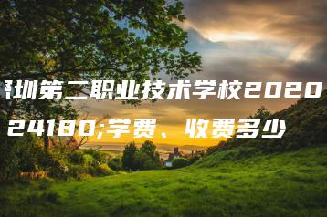 深圳第二职业技术学校2020年学费、收费多少-广东技校排名网