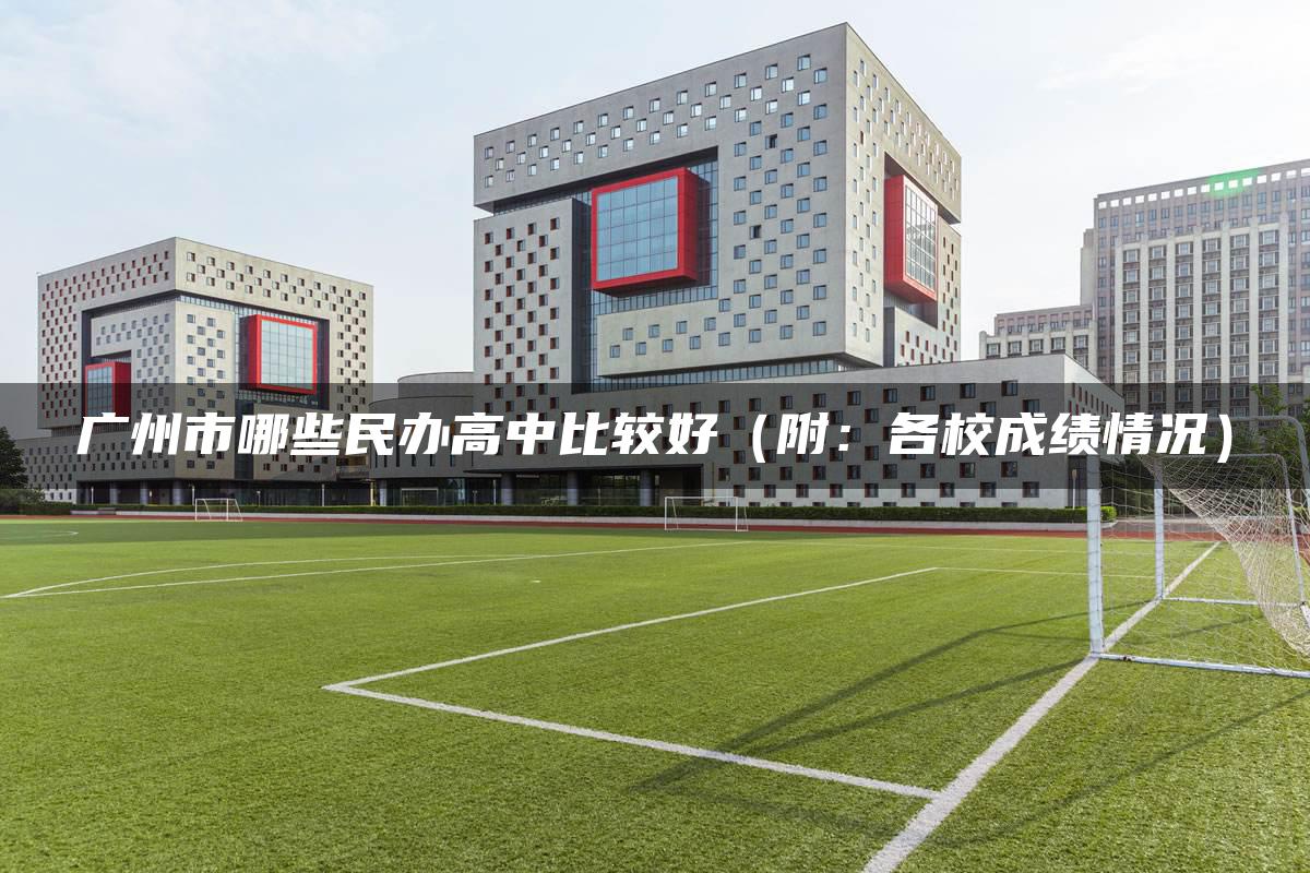 广州市哪些民办高中比较好（附：各校成绩情况）