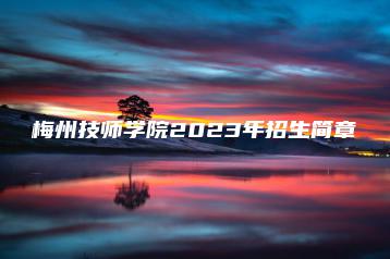 梅州技师学院2023年招生简章-广东技校排名网