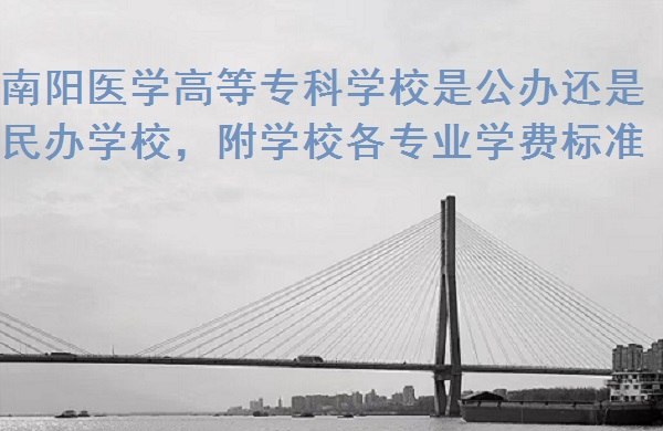 南阳医学高等专科学校是公办还是民办学校,附学校专业学费标准!-广东技校排名网