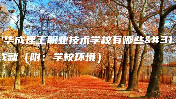 广州华成理工职业技术学校有哪些突出成就(附:学校环境)-广东技校排名网