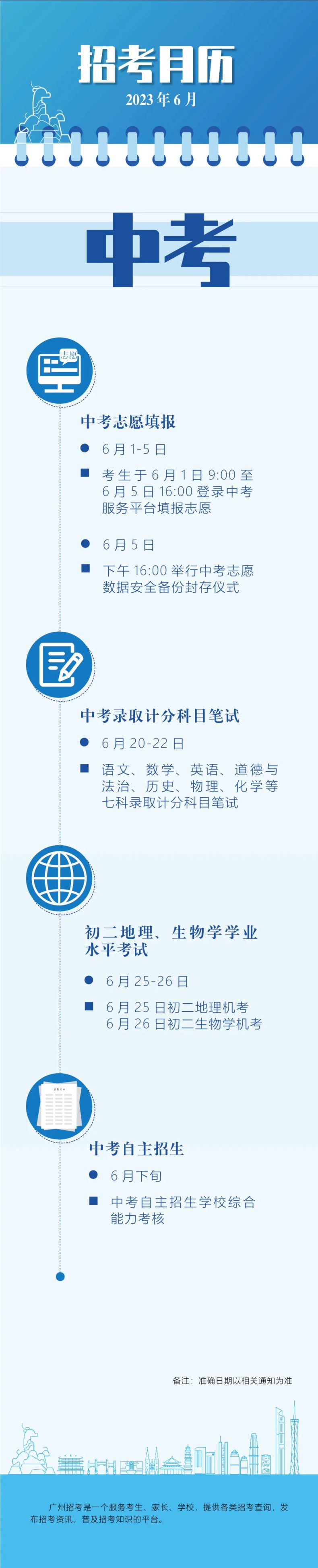 广州中考时间确定：将于6月20-22日举行-广东技校排名网