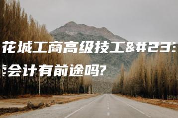 广东花城工商高级技工学校读会计有前途吗?-广东技校排名网