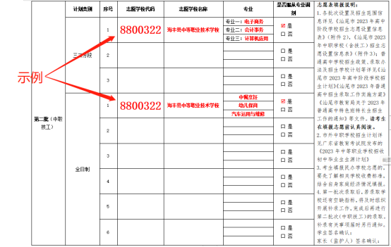 海丰县中等职业技术学校2023年中考填报志愿指引-1