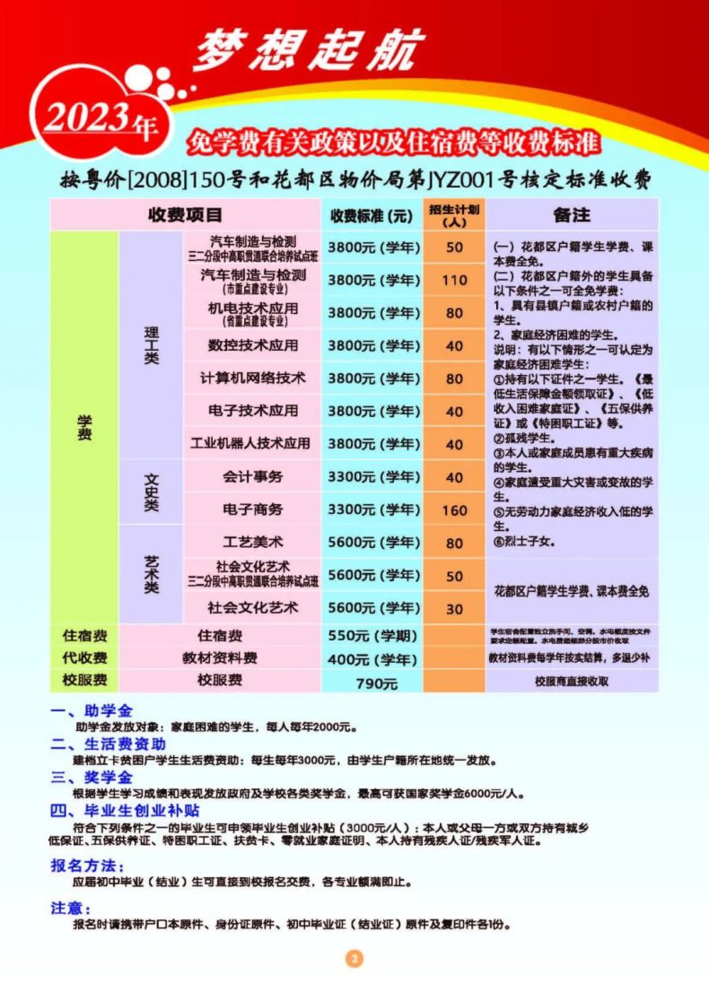 广州市花都区理工职业技术学校2023年招生-1