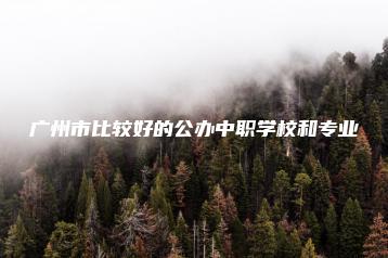 广州市比较好的公办中职学校和专业-广东技校排名网