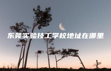 东莞实验技工学校地址在哪里-广东技校排名网