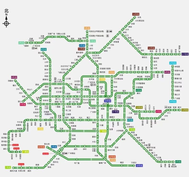 广州市金领技工学校校车路线时间表-1