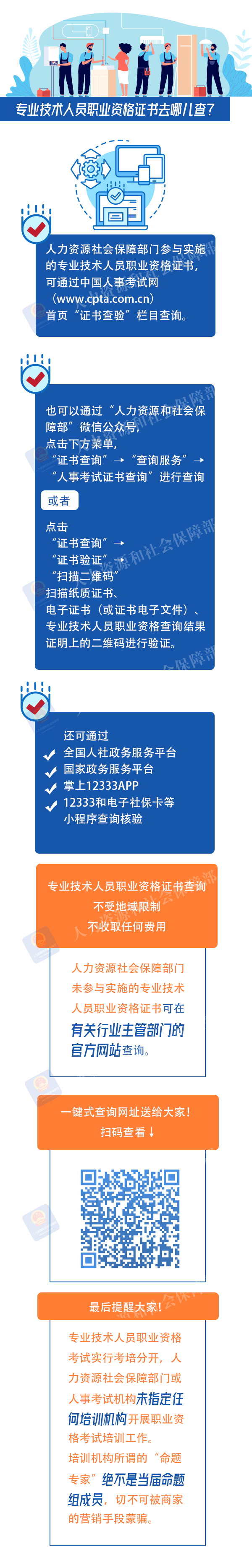 专业技术人员职业资格证书如何获得？去哪儿查询？-1