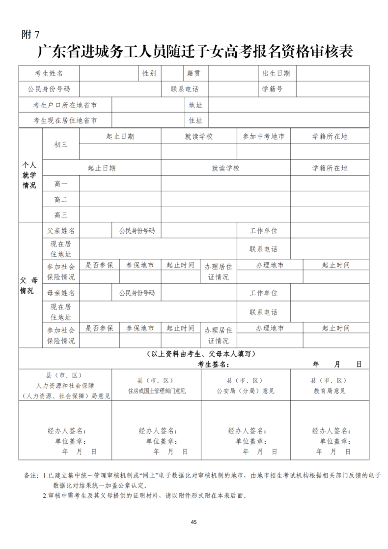 广州2024 年高考随迁子女资格审核在10月9日开始（附流程）-1