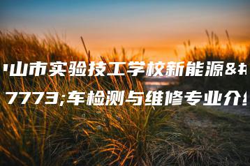 中山市实验技工学校新能源汽车检测与维修专业介绍-广东技校排名网