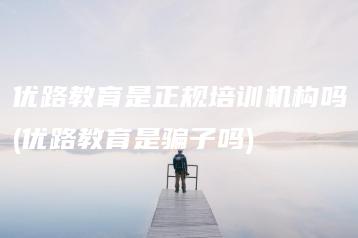 优路教育是正规培训机构吗(优路教育是骗子吗)-广东技校排名网