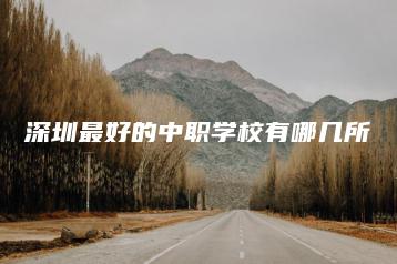 深圳最好的中职学校有哪几所-广东技校排名网