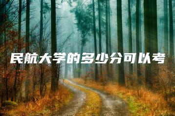 民航大学的多少分可以考-广东技校排名网