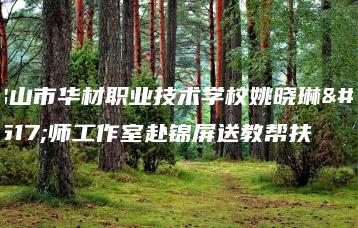 佛山市华材职业技术学校姚晓琳名师工作室赴锦屏送教帮扶-广东技校排名网