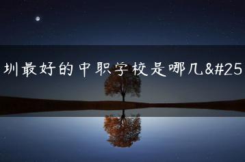 深圳最好的中职学校是哪几所-广东技校排名网