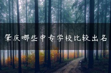 肇庆哪些中专学校比较出名-广东技校排名网