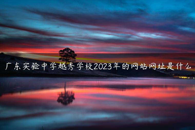 广东实验中学越秀学校2023年的网站网址是什么-广东技校排名网