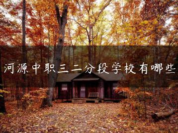 河源中职三二分段学校有哪些-广东技校排名网