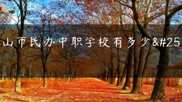 佛山市民办中职学校有多少所-广东技校排名网