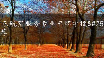 广东航空服务专业中职学校推荐-广东技校排名网